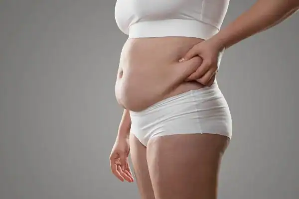 The Hidden Connection: How Stress Shapes Your Fitness and Body Composition 1 Image of stress belly Brackley How Lipo 360 can help manage your symptoms