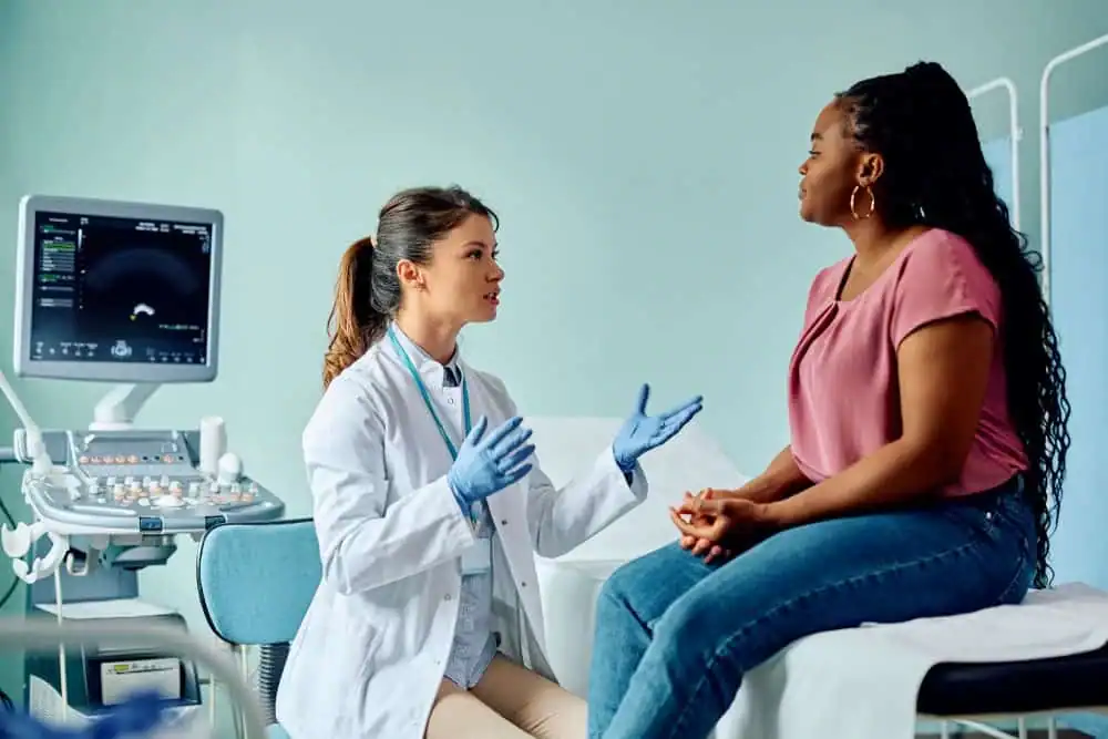 Rejuvenating Intimacy: Exploring Surgical Solutions for Vaginal Laxity 1 Woman have consultation about vaginal laxity Brackley